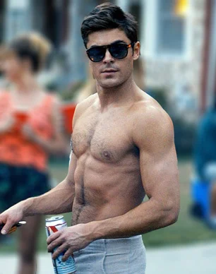 Zac Efron Spray Tan