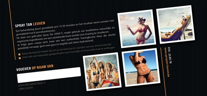 Gift cheque Spray Tan Leuven